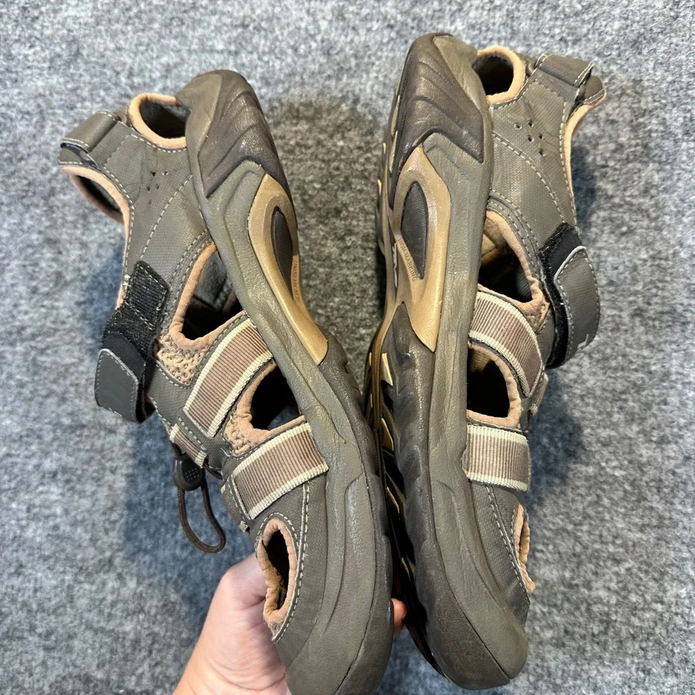 Teva Dozer Hiking Sandals Mens 10 Brown Grey Outdoor Gorpcore Water Shoes
